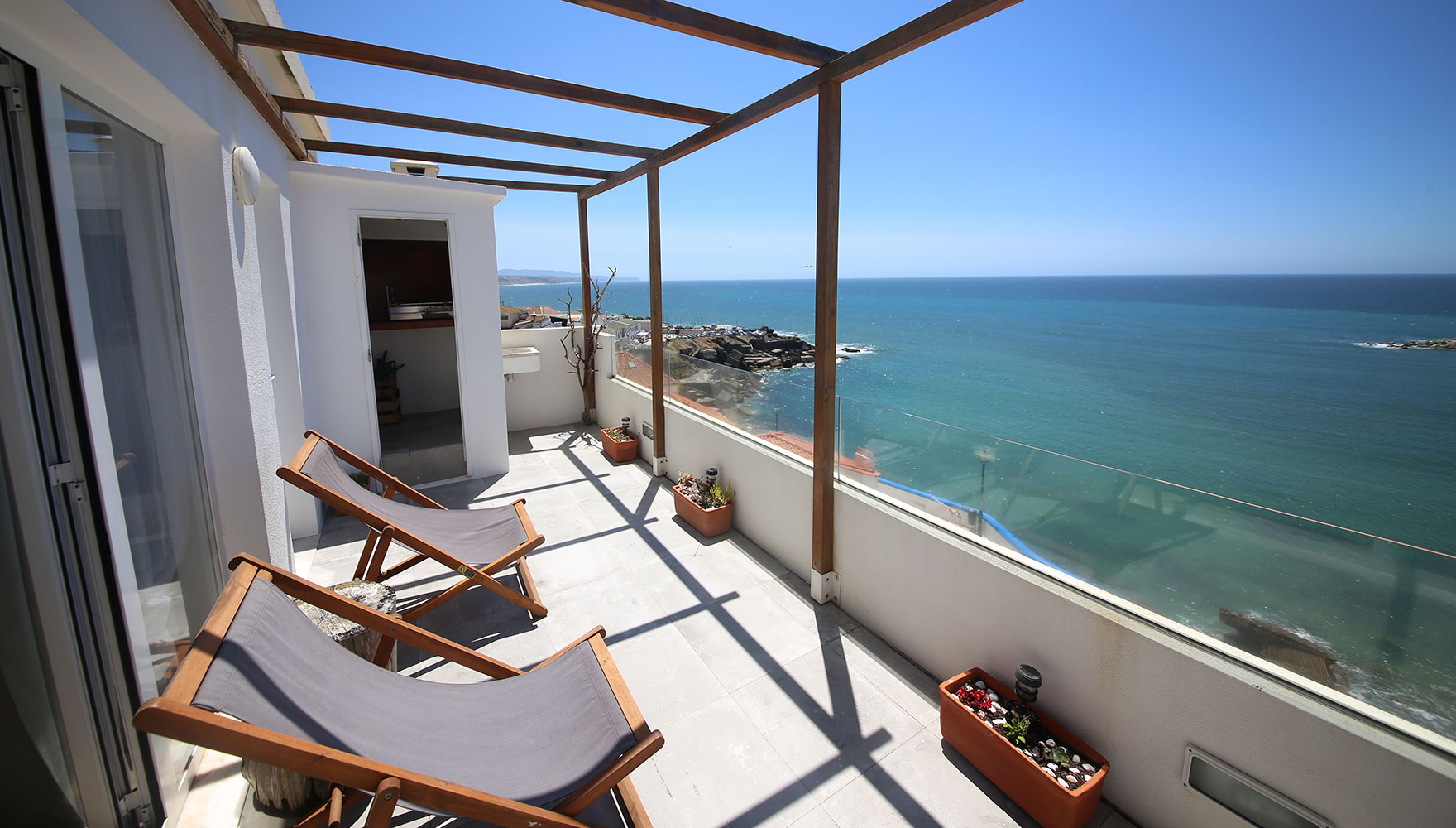 oceanfront terrace