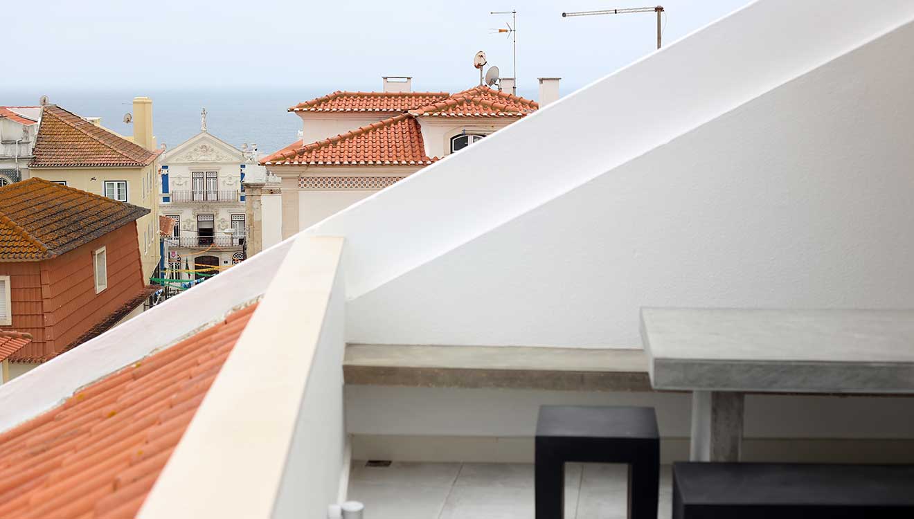 Blick von der Dachterasse