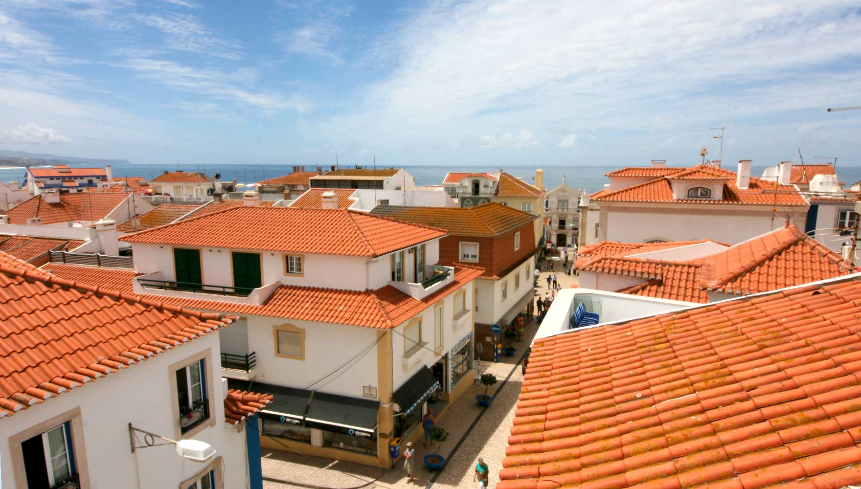 Blick von der Dachterasse