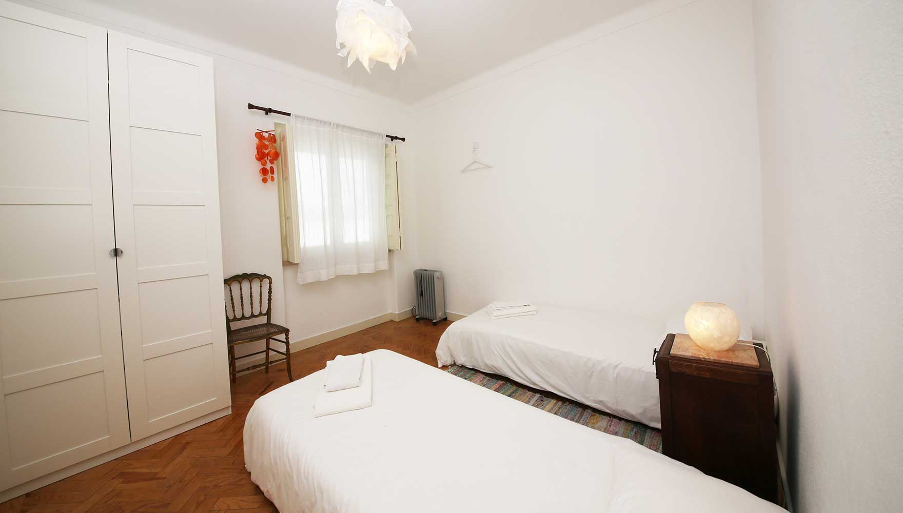 eines der Schlafzimmer