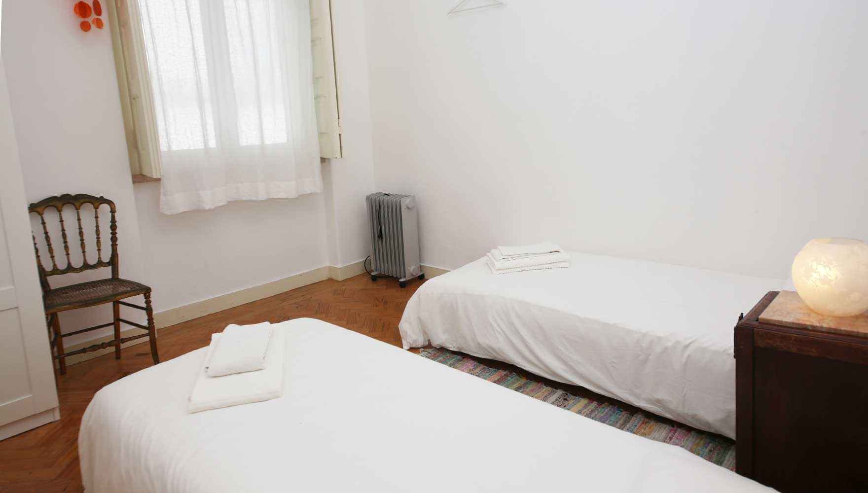 eines der Schlafzimmer