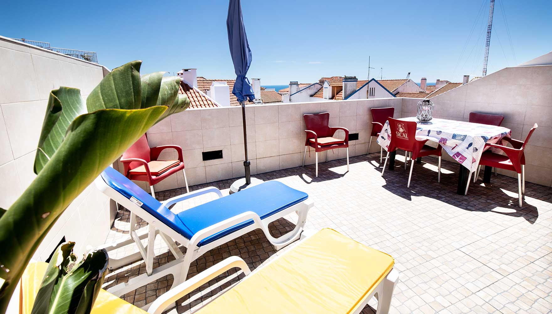 Dachterrasse mit Meerblick
